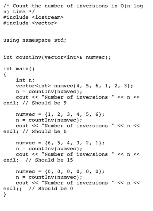 Solved Inversion Count For An Array Indicates How Far (or | Chegg.com