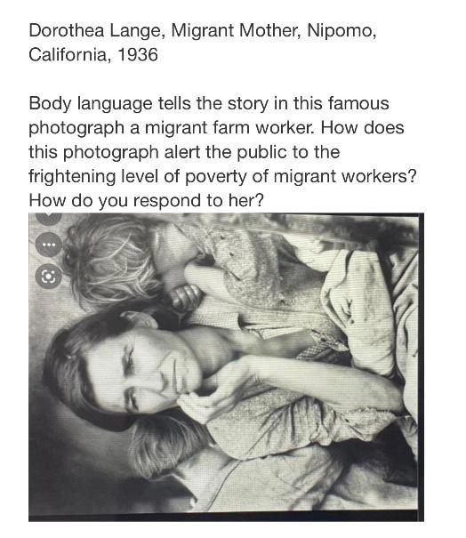 dorothea lange migrant mother story