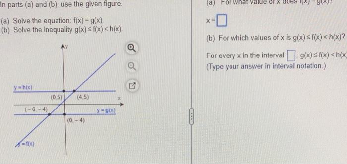 Solved In parts (a) and (b), use the given figure. (a) Solve | Chegg.com