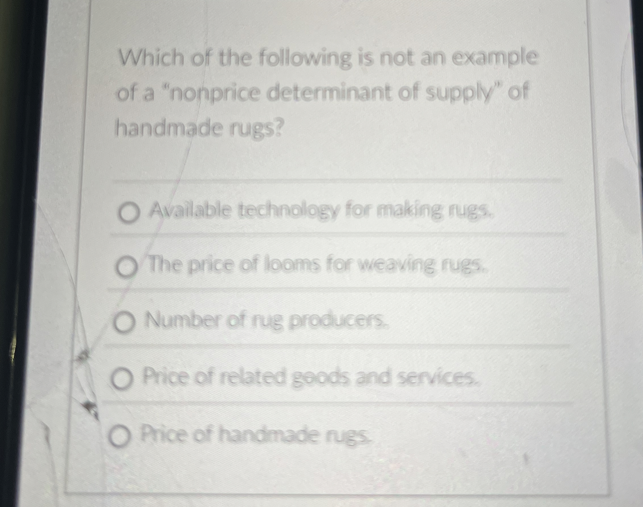 Solved Which of the following is not an exampleof a | Chegg.com