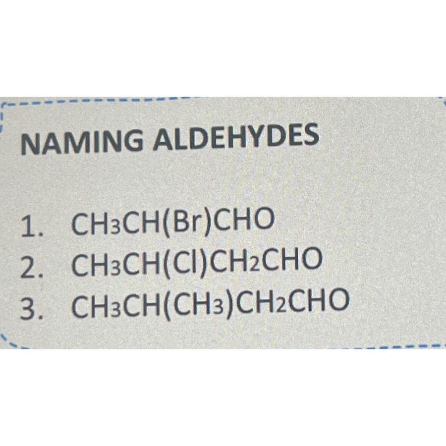 Solved NAMING | Chegg.com