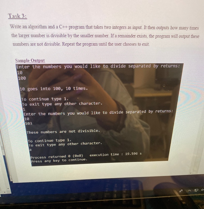 Solved Write an algorithm and a C++ program that takes two | Chegg.com