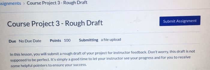 ssignments > Course Project 3 - Rough Draft Course | Chegg.com