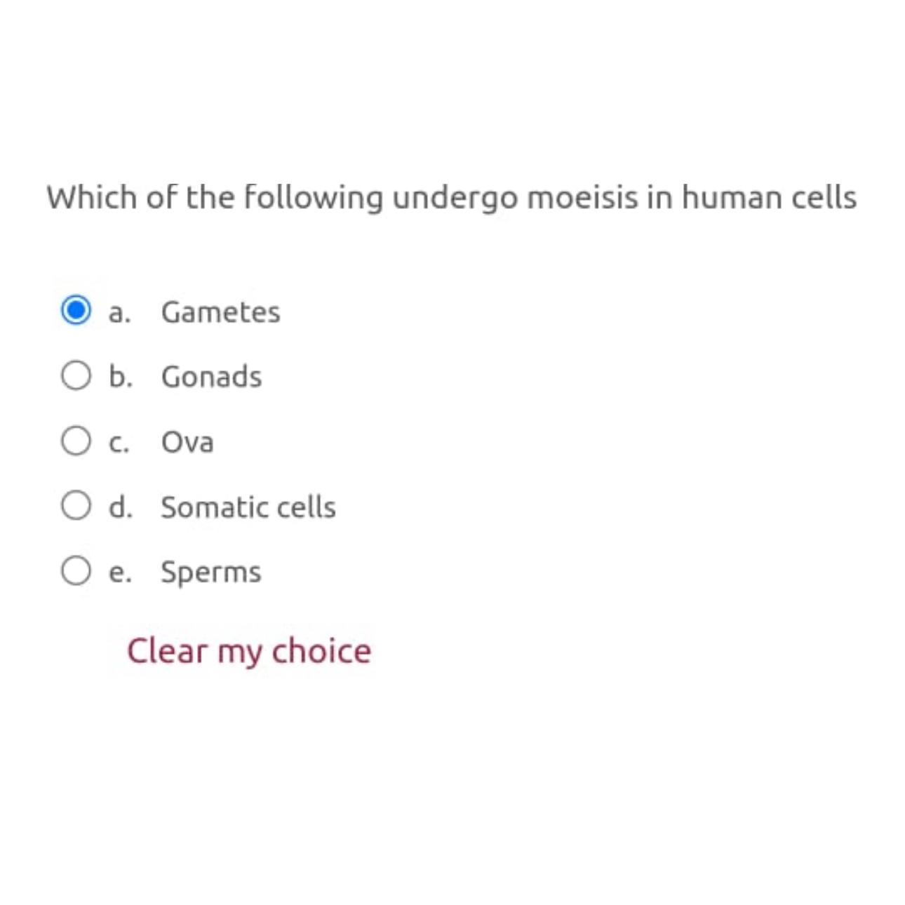 Solved How To Solve...Which Of The Following Undergo Moeisis | Chegg.com