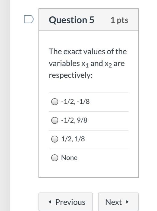 Solved D Question 1 2 pts Use the following set of equations | Chegg.com