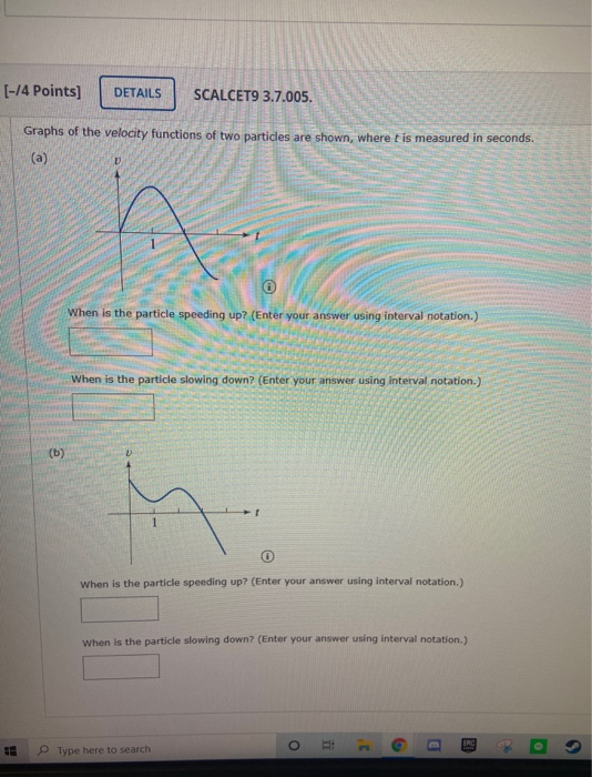 Solved [-14 Points] DETAILS SCALCET9 3.7.005. Graphs of the | Chegg.com