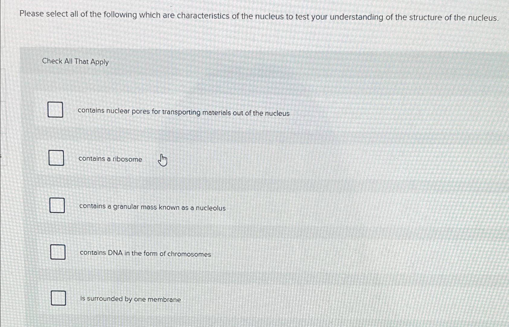 Solved Please select all of the following which are | Chegg.com