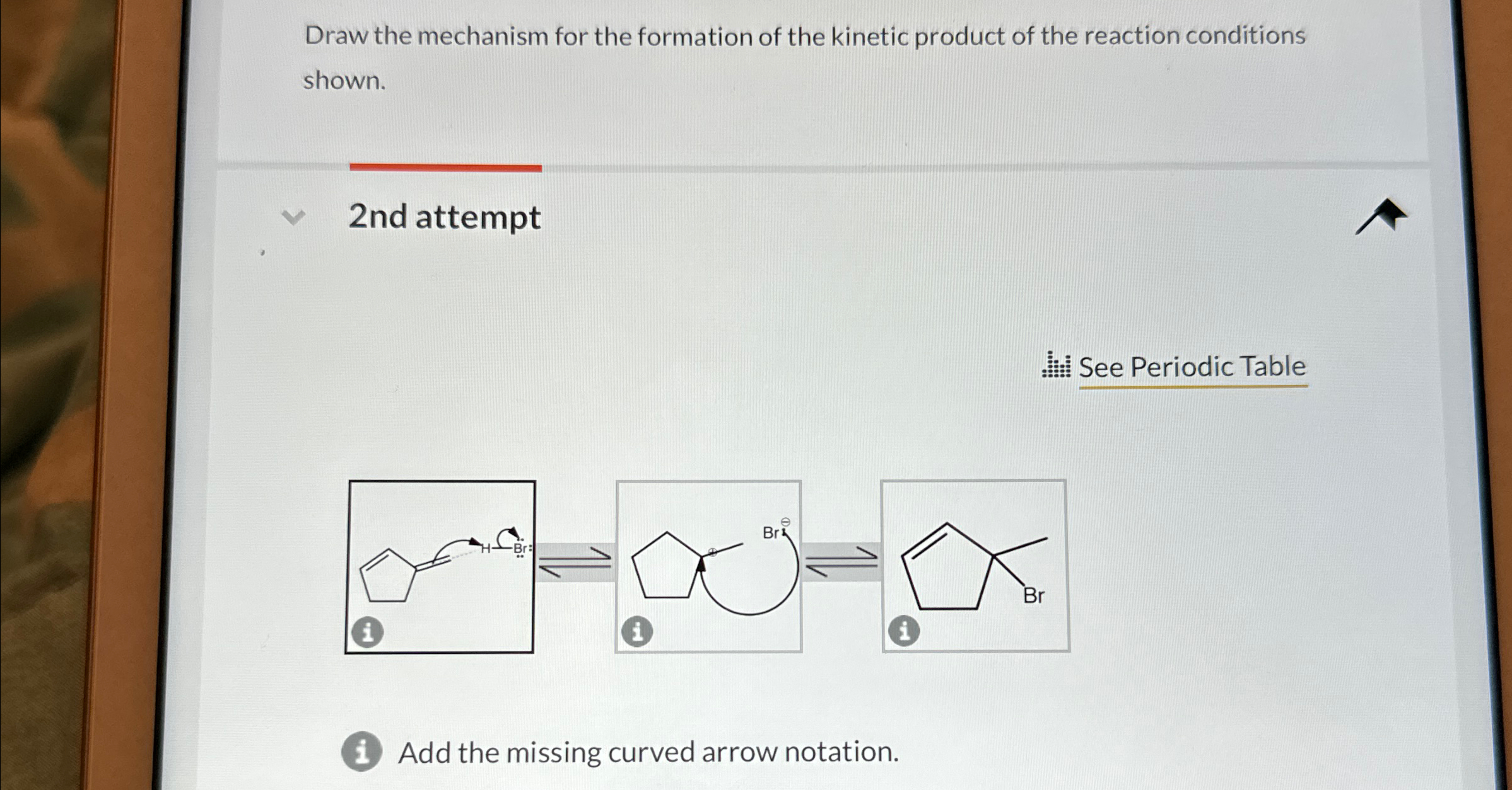 Solved Draw the mechanism for the formation of the kinetic | Chegg.com