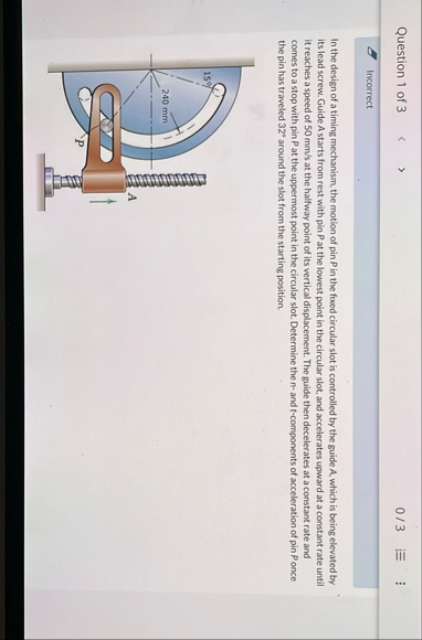 Solved Question 1 ﻿of 303IncorrectIn the design of a timing | Chegg.com