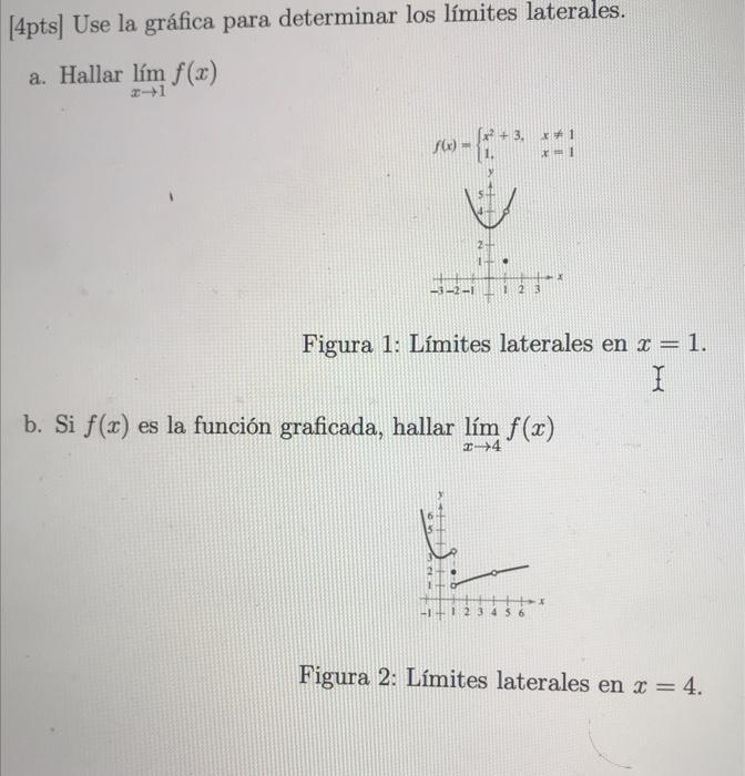 Solved 1) use the graph to determine the laterals limits | Chegg.com