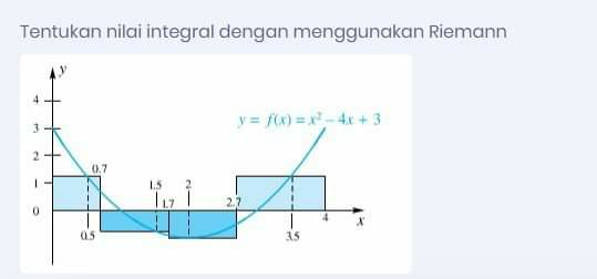 tentukan nilai integral 2x x 2 3 4 dx