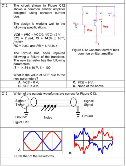 Solved C1 What is the correct bipolar junction transistor | Chegg.com