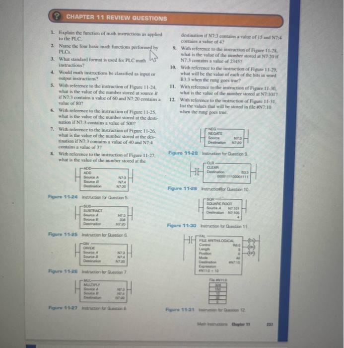 Solved ? CHAPTER 11 REVIEW GUESTIONS 1. Explain the function | Chegg.com