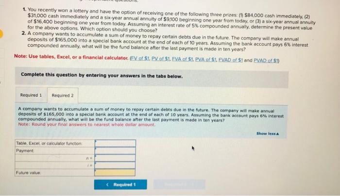 Solved Answer each of the following independent questions. | Chegg.com