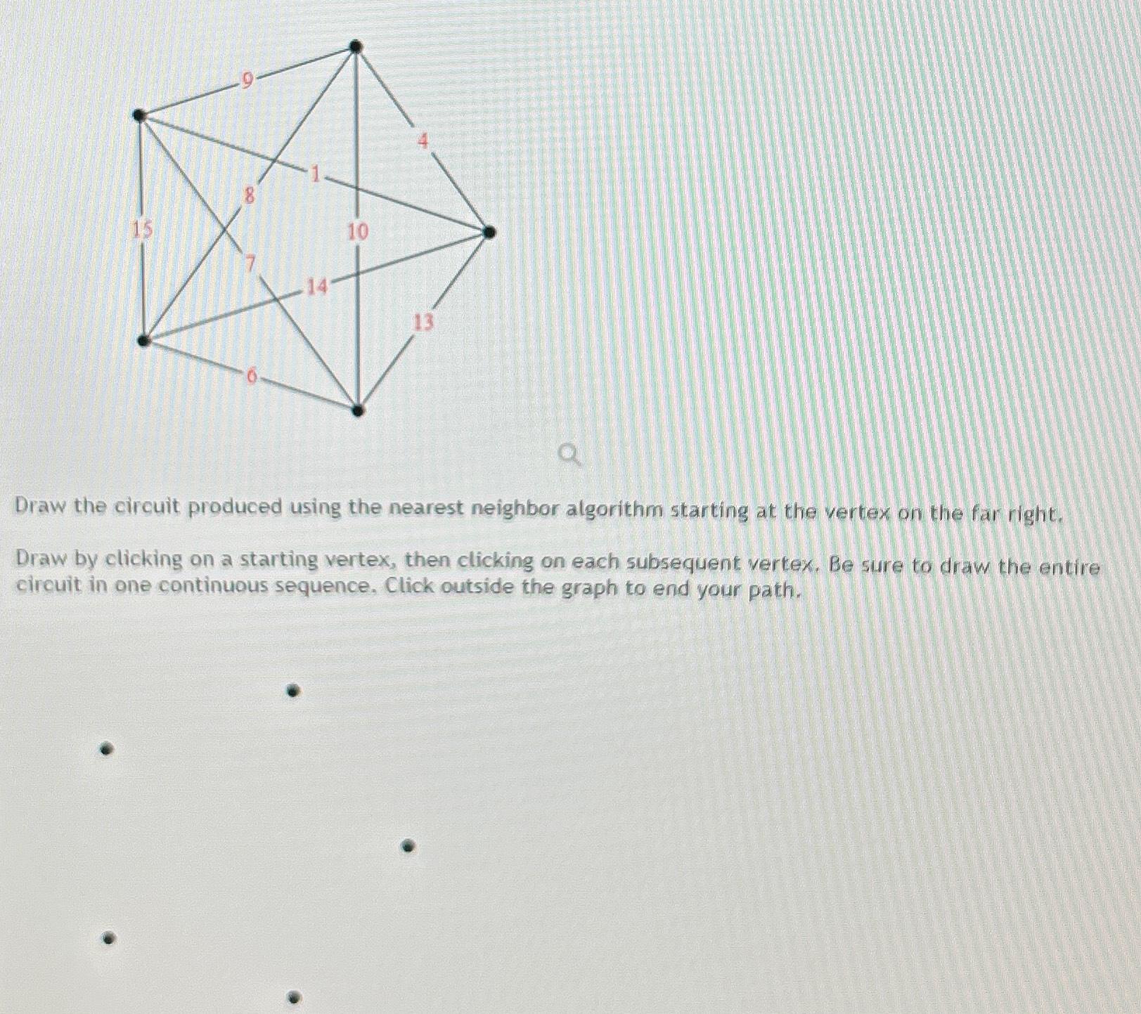 Solved Draw the circuit produced using the nearest neighbor | Chegg.com