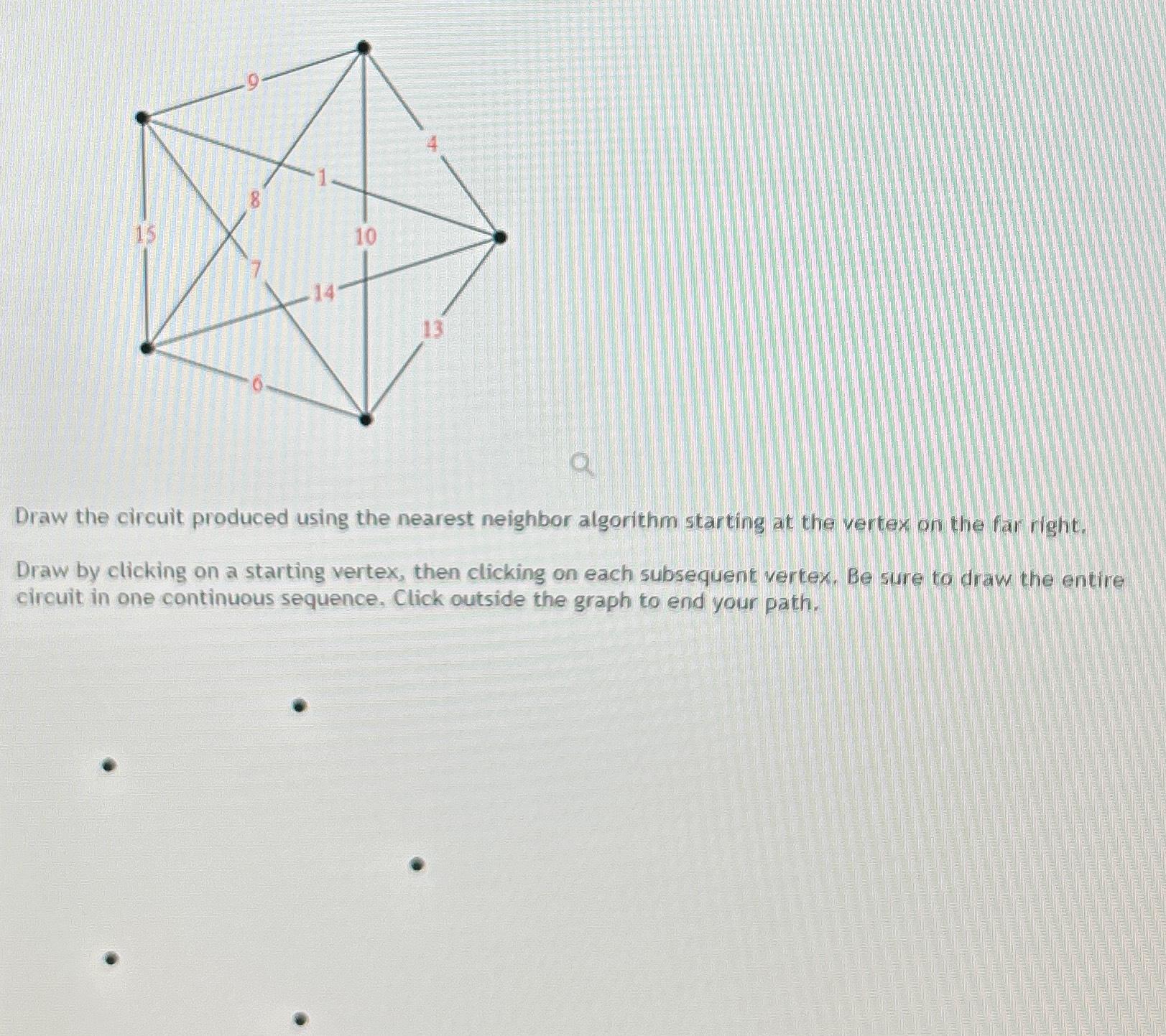 Solved Draw The Circuit Produced Using The Nearest Neighbor | Chegg.com