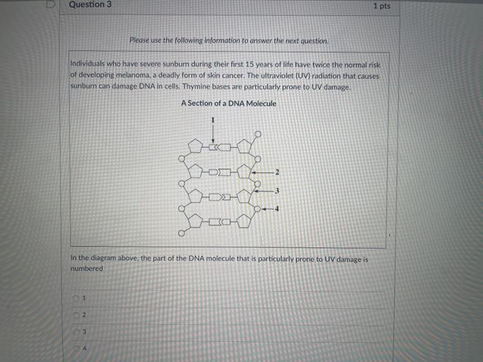 Solved Question 3 1 pts Please use the following information | Chegg.com