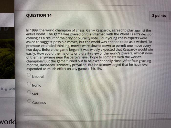 Solved QUESTION 20 3 points Save Answ ? Before readers start | Chegg.com