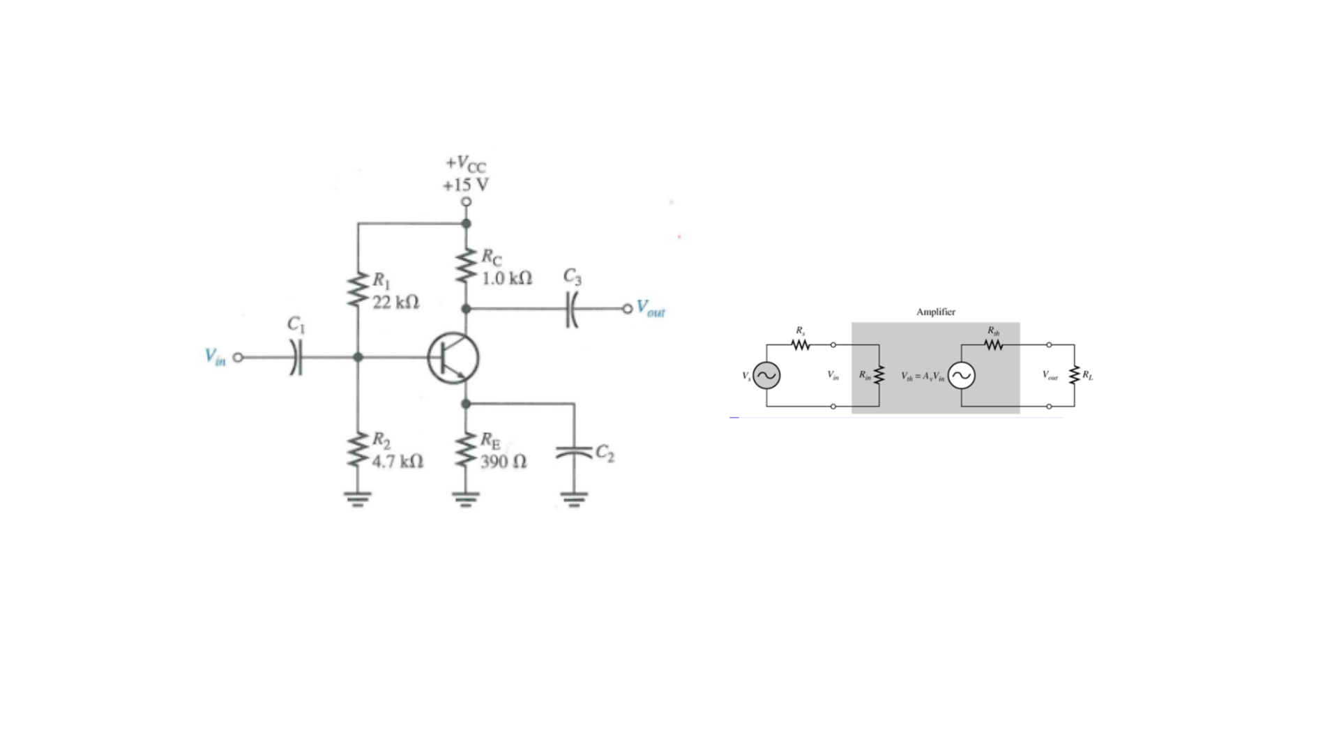 Solved 1. ﻿Please replace the amplifier circuit on the left | Chegg.com