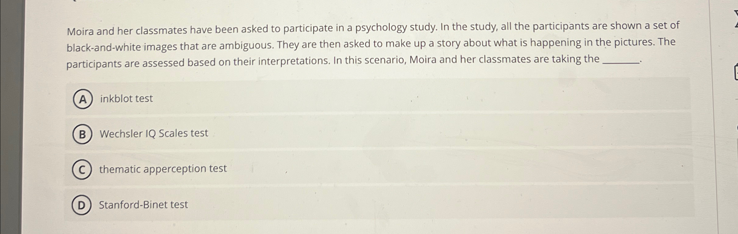 Solved Moira and her classmates have been asked to | Chegg.com