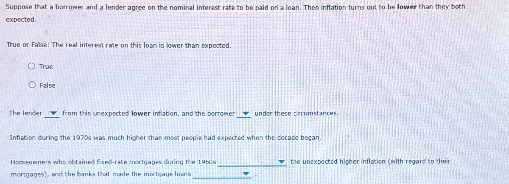 Solved Suppose That A Borrower And A Lender Agree On The | Chegg.com