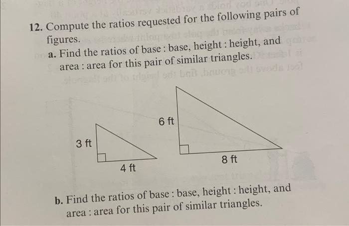 Solved 12. Compute the ratios requested for the following | Chegg.com