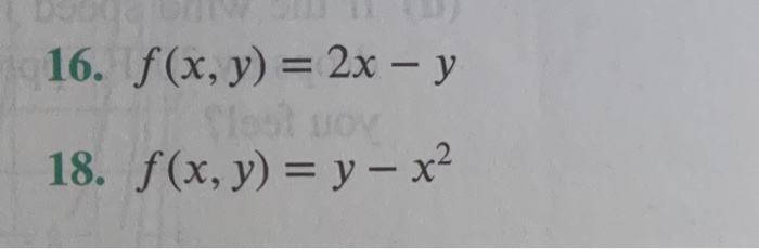 Solved In Problems 13–20, Sketch A Contour Diagram For The | Chegg.com