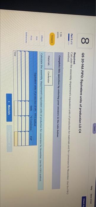 Solved Check my work Required information Use the following | Chegg.com