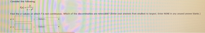 Solved Consider the following. Find the x-values at which f | Chegg.com