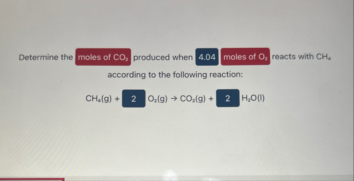 Solved Determine the ﻿produced when ﻿reacts with CH4 | Chegg.com