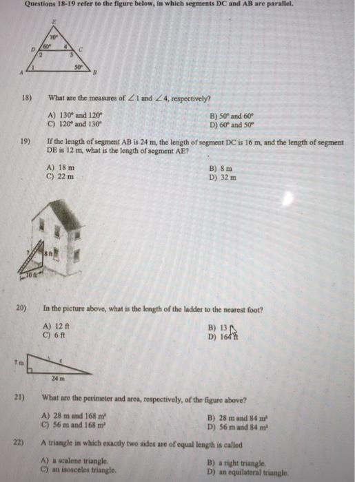 Solved Questions 18-19 refer to the figure below, in which | Chegg.com