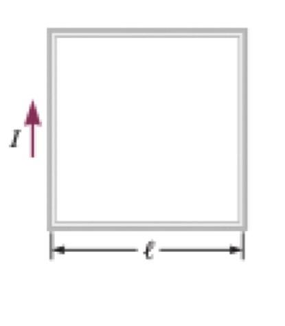 Solved a ) A conducting loop in the shape of a square of | Chegg.com