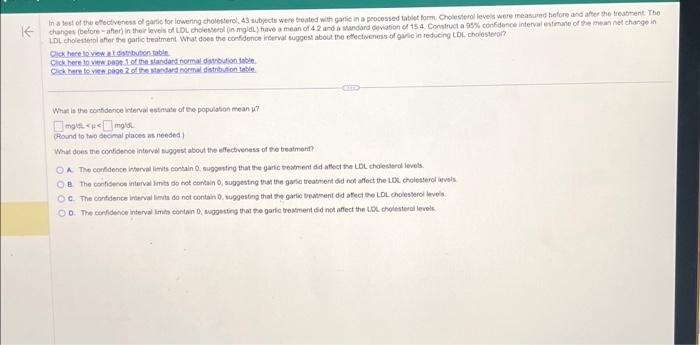 Solved Whas is the considence interval estriate of ene | Chegg.com