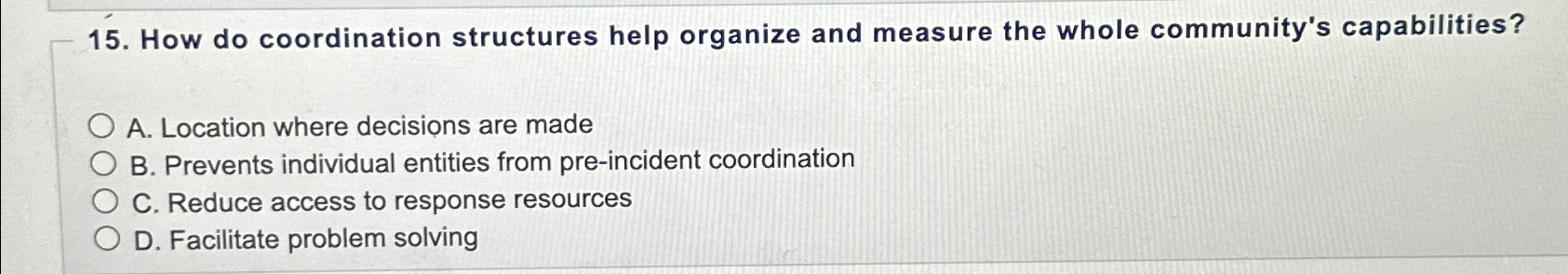 Solved How do coordination structures help organize and | Chegg.com