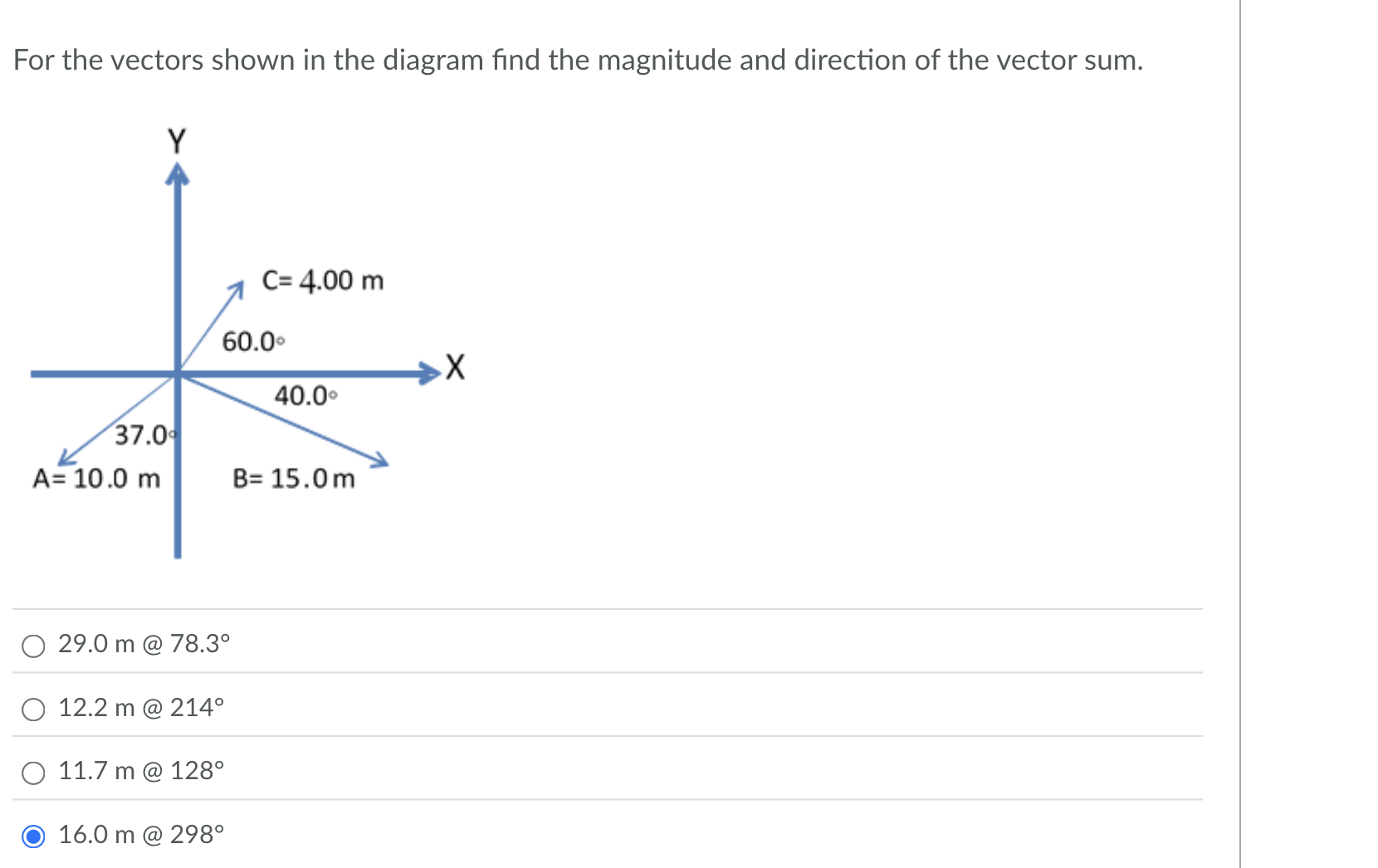 Vector09 Solved For the vectors shown in the diagram find the | Chegg.com