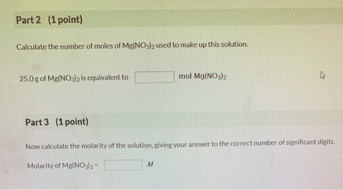 Solved a chemist makes up a solution by dissolving 25.0g of | Chegg.com