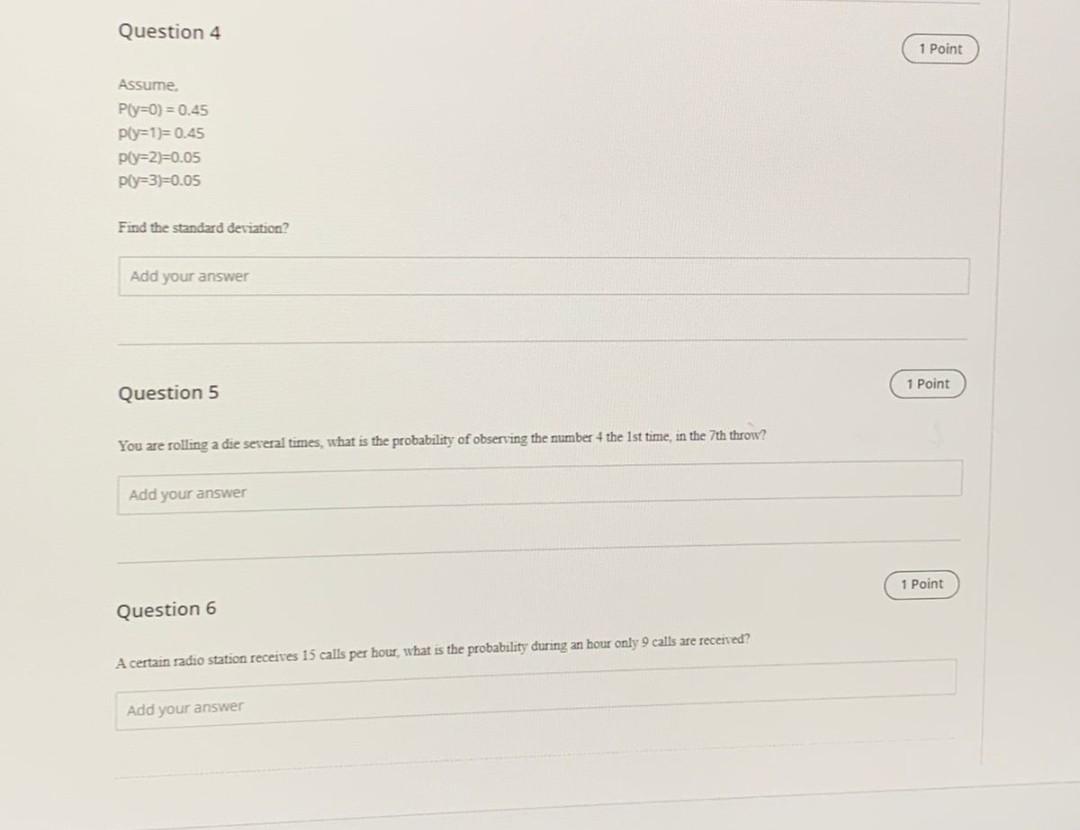 Solved Question 4 (1 Point Assume, Ply=0)=0.45 ply=1)=0.45