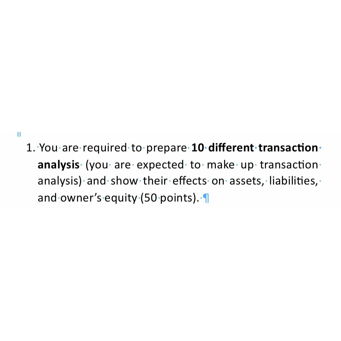 Solved You are required to prepare 10 ﻿different transaction | Chegg.com