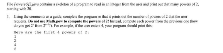 Solved Need the Java code for this please. Please make sure | Chegg.com