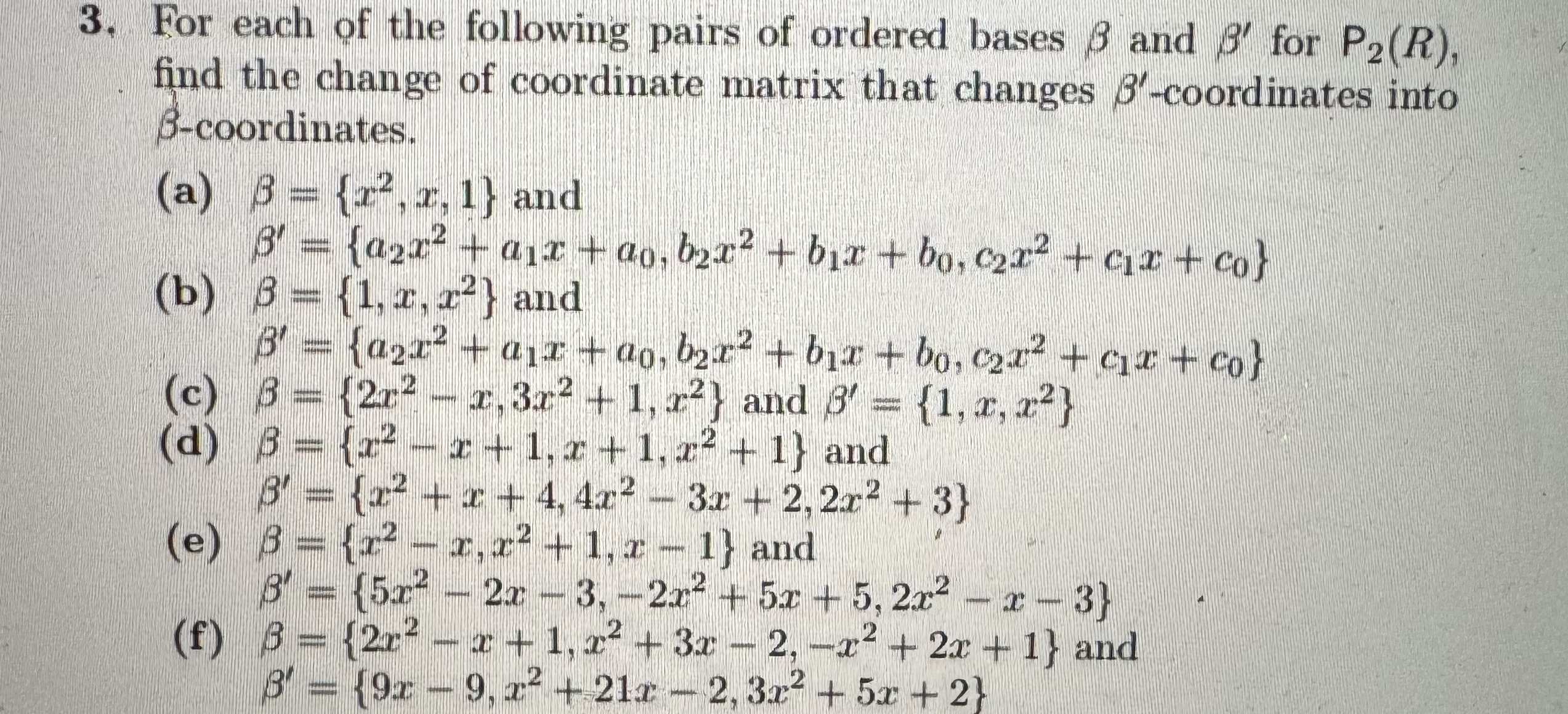 Solved Solve only 3B. ﻿& show work/steps | Chegg.com