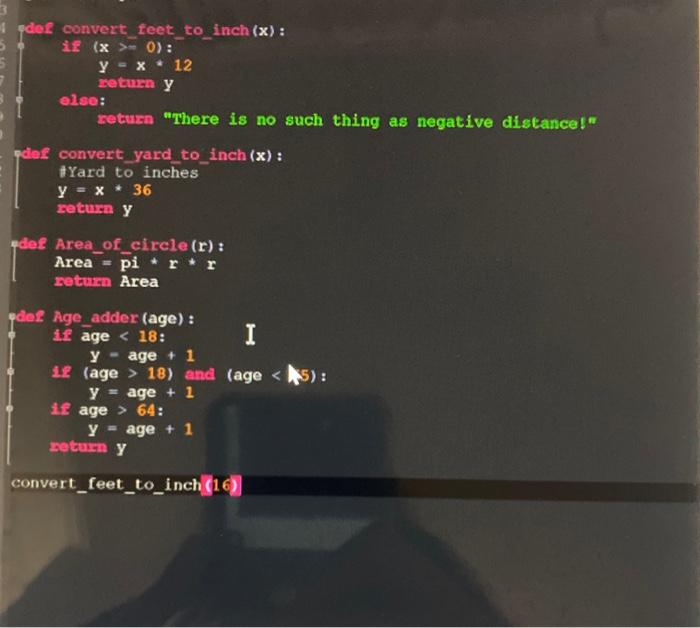Solved 1. This program has two functions: convert ft to | Chegg.com