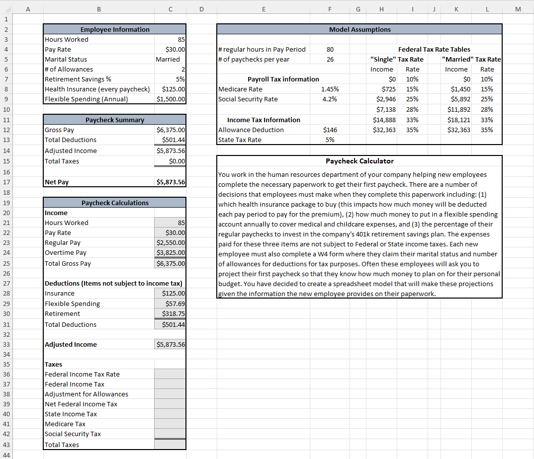 Solved 10) ﻿calculate The Federal Tax Rate. The Federal Tax 