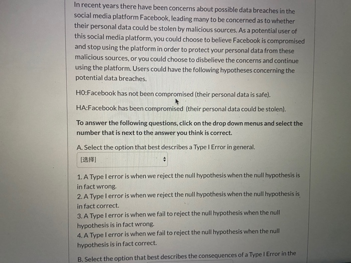 Solved In recent years there have been concerns about | Chegg.com