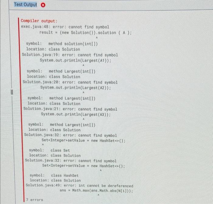 Solved Write a function solution that, given an array A of N | Chegg.com