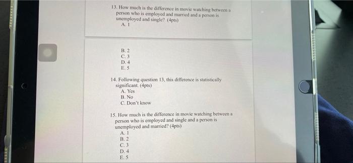 Solved Questions 13 through 17 are based on the following | Chegg.com