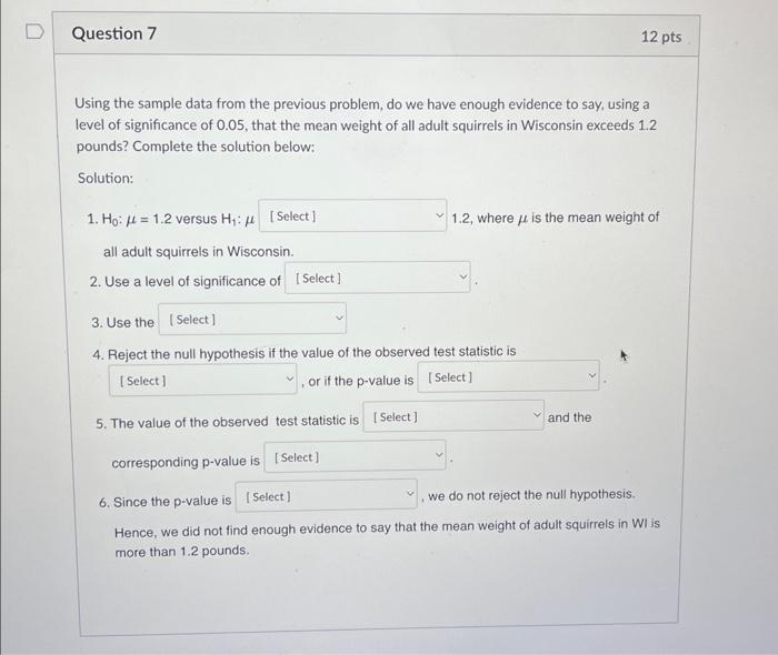 Solved Using The Sample Data From The Previous Problem, Do | Chegg.com