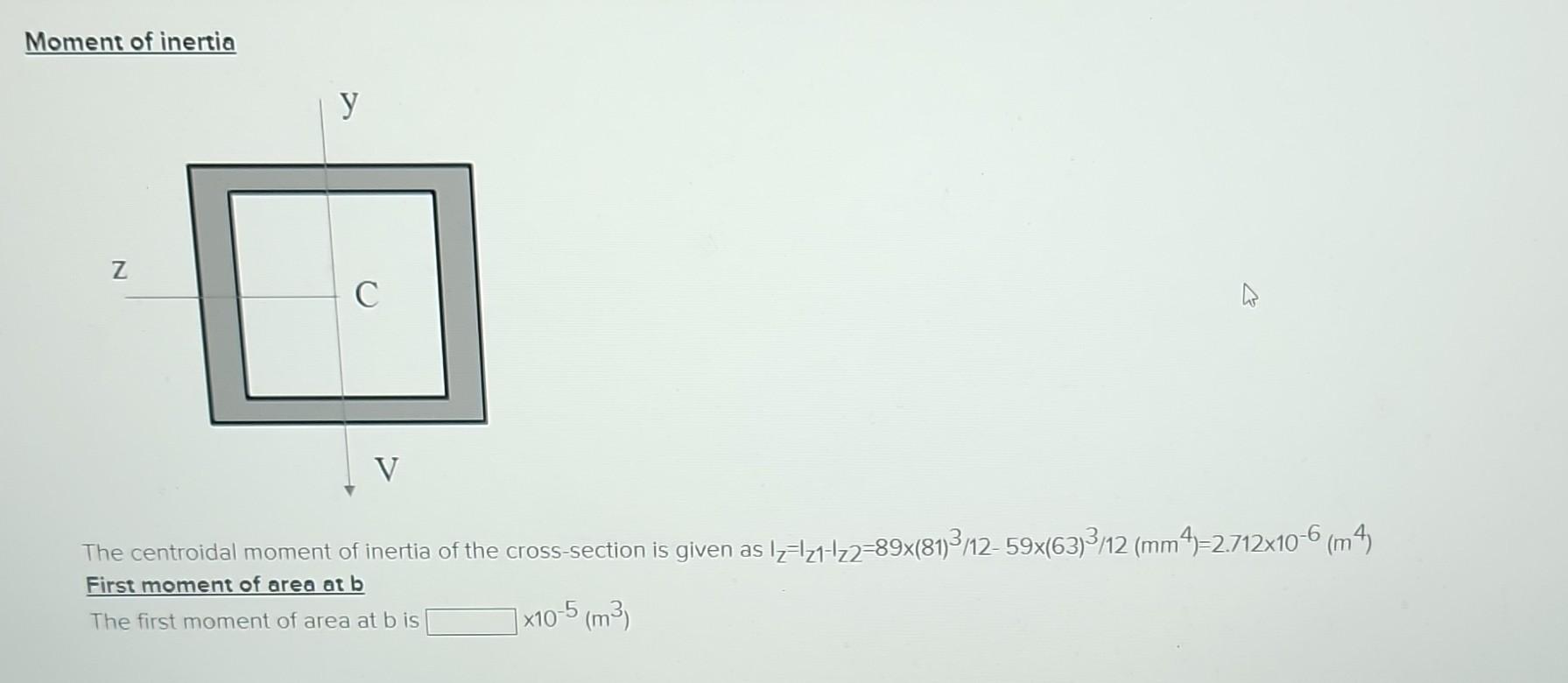 Solved An Extruded Aluminum Beam Has The Cross Section | Chegg.com