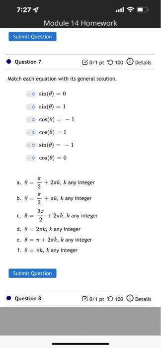 Solved 7:274 Module 14 Homework Submit Question Question 7 | Chegg.com