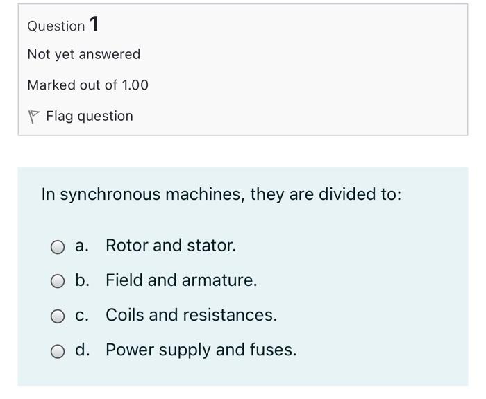 Solved Question 1 Not yet answered Marked out of 1.00 p Flag