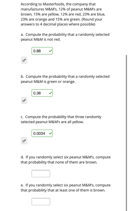 Probability Example: Probability with M&Ms 